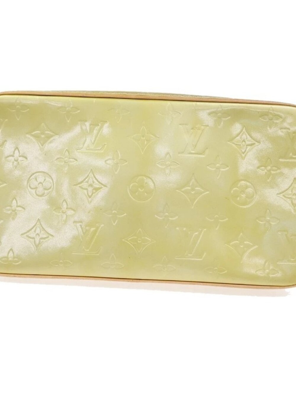 LOUIS VUITTON Houston Shoulder Bag Monogram Vernis Leather Yellow M91053 62CA852 - Picture 6 of 14